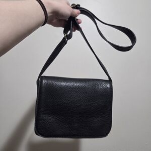 Vintage Coach Black Leather Sonoma Crossbody Bag ITALY